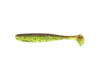 KEITECH Easy Shiner 4'' 10cm Green Pumpkin / Chartreuse (7ks)